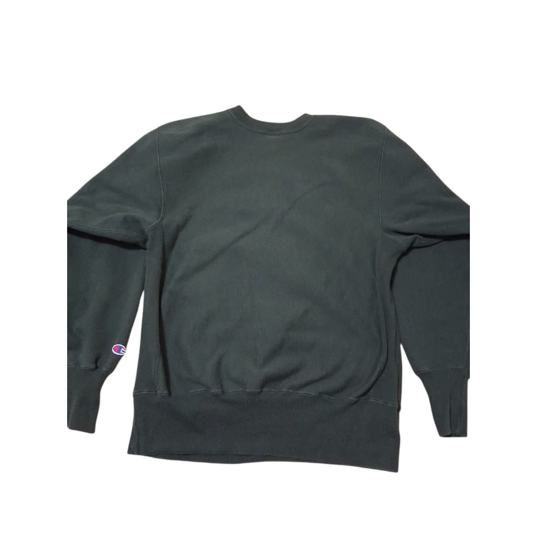 Champion 80's/early 90's Vintage Reverse Weave Sweatshirt Men, Size Large, Green - Thumbnail 4