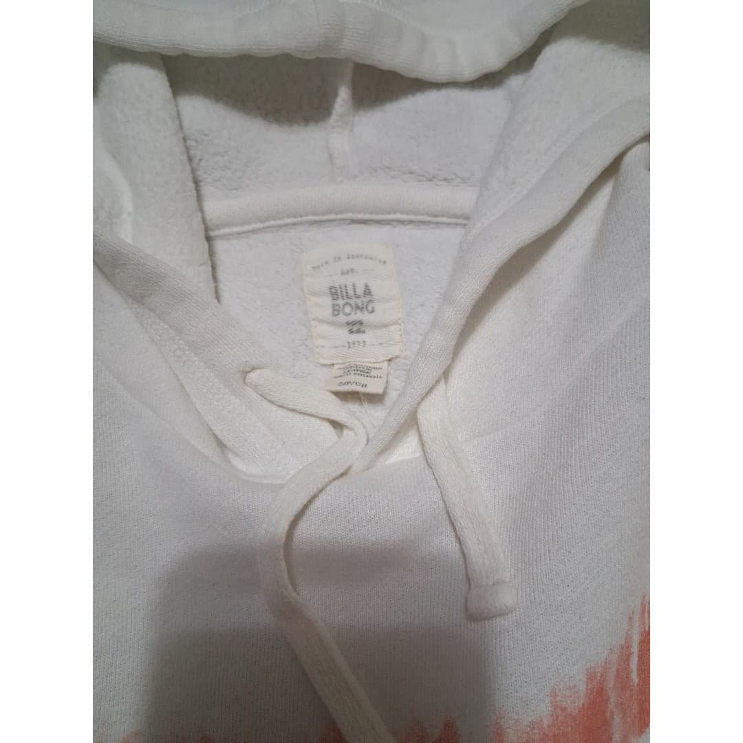 Billabong Winter Snowmobile Mountain Hoodie White Size Medium - Thumbnail 4