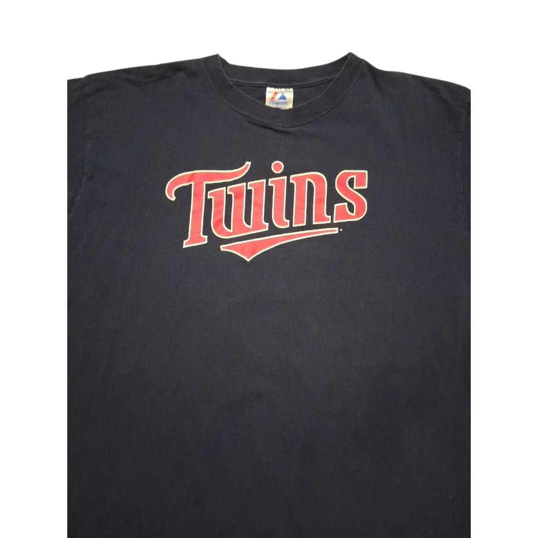 Vintage Minnesota Twins Joe Nathan 36 Majestic T shirt Size XXL - Thumbnail 4