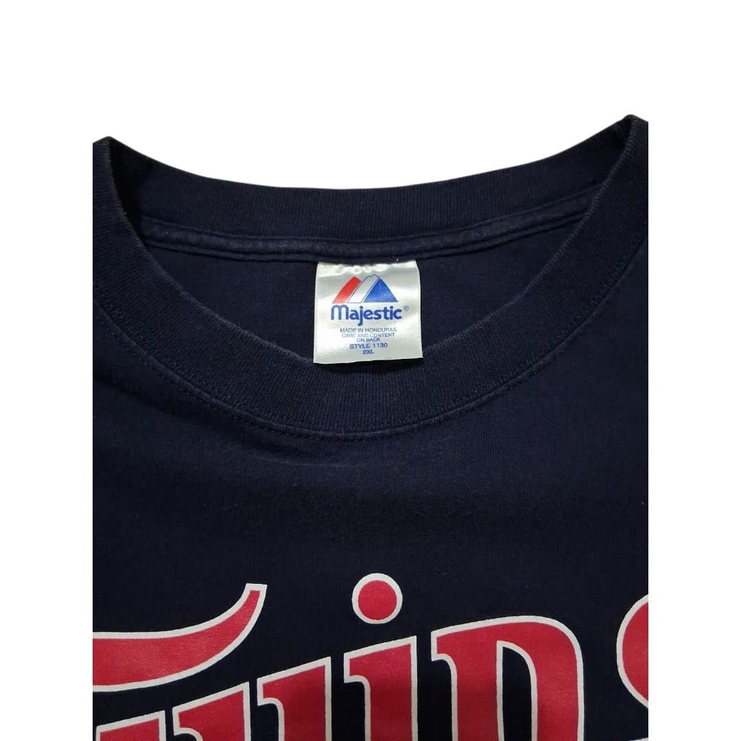 Vintage Minnesota Twins Joe Nathan 36 Majestic T shirt Size XXL - Thumbnail 5