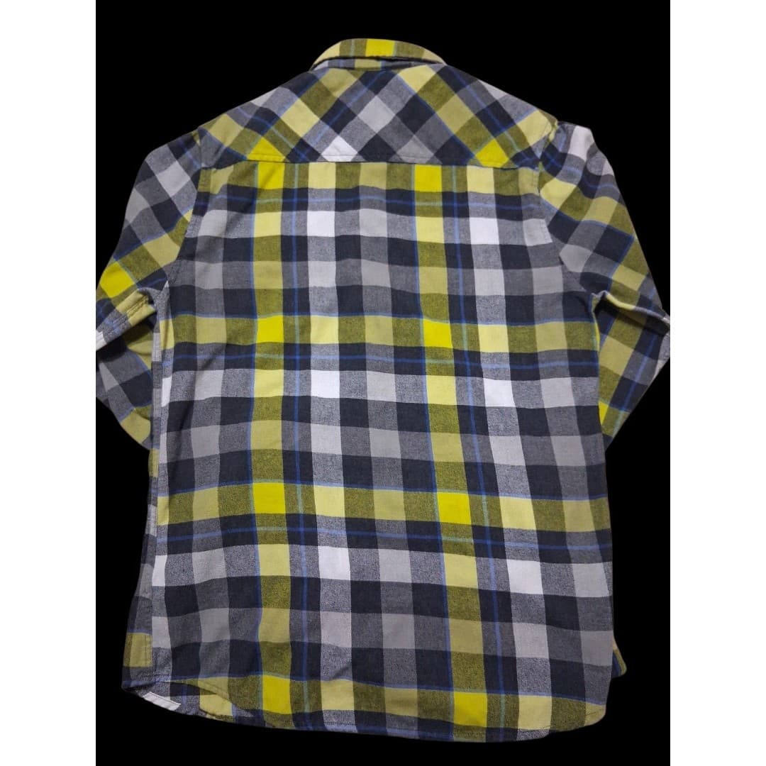 Zoo York Mens Plaid Button-up Long Sleeve Flannel Shirt Size Medium Streetwear - Thumbnail 4