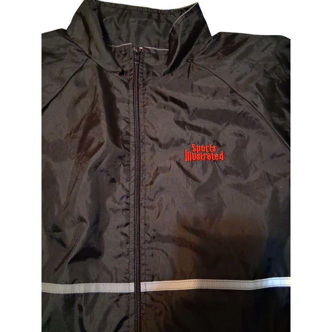 Vintage Sports Illustrated Jacket Mens XXL Full Zip Men's Windbreaker Durable - Image 1