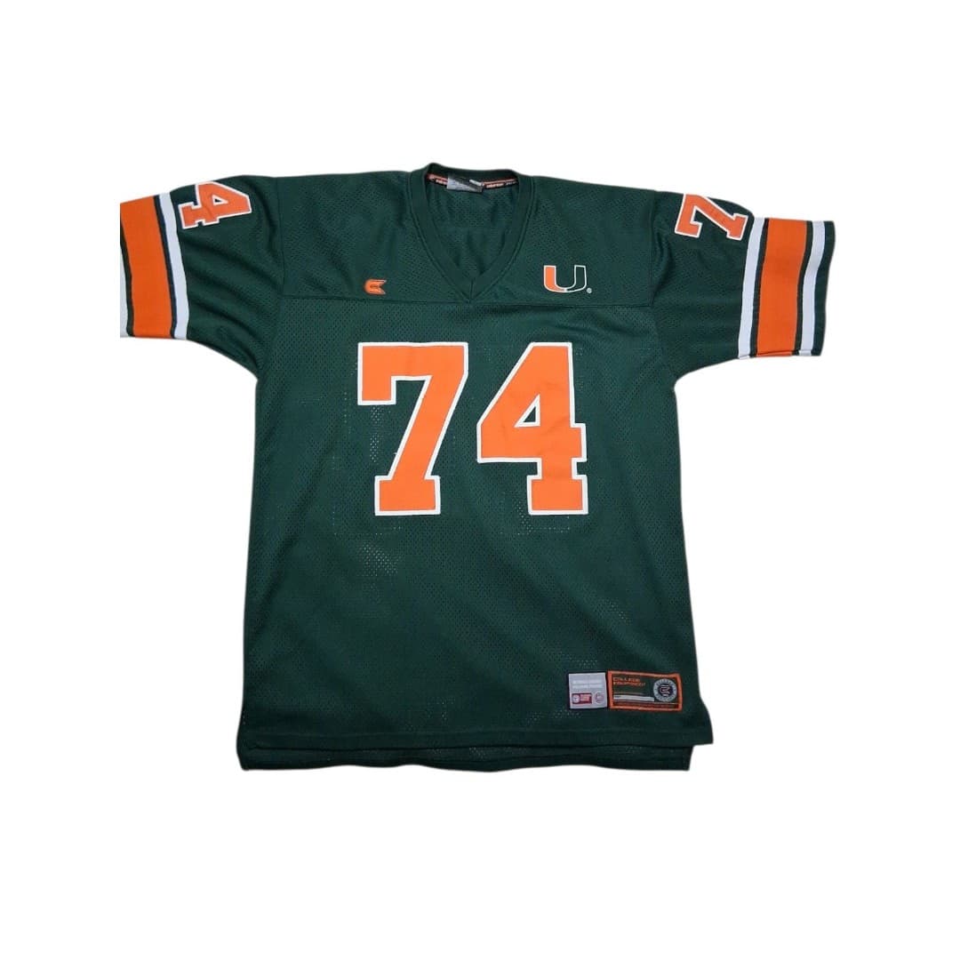 Miami Hurricanes Retro Jersey Colosseum Size Large Perfect Condition - Image 1