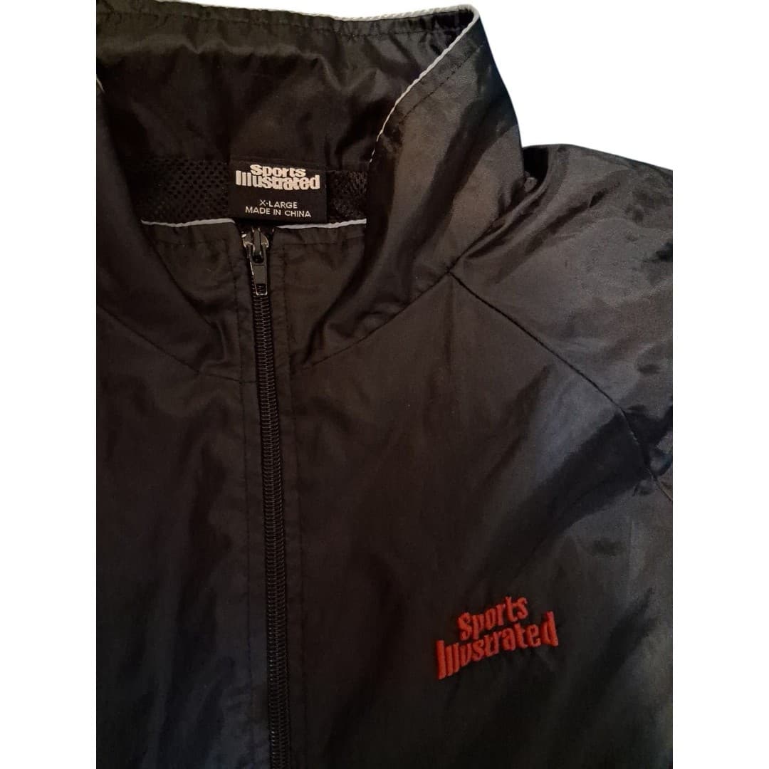 Vintage Sports Illustrated Jacket Mens XXL Full Zip Men's Windbreaker Durable - Thumbnail 3