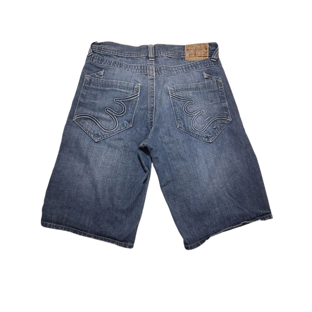 Ecko Unltd Mens Jorts Size 32 Baggy Fit Jean Shorts Streetwear Skater - Image 1