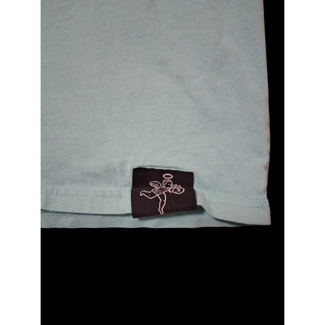 HASTA MUERTE Get Money Angel Streetwear T Shirt Mint Green Size Large - Thumbnail 3
