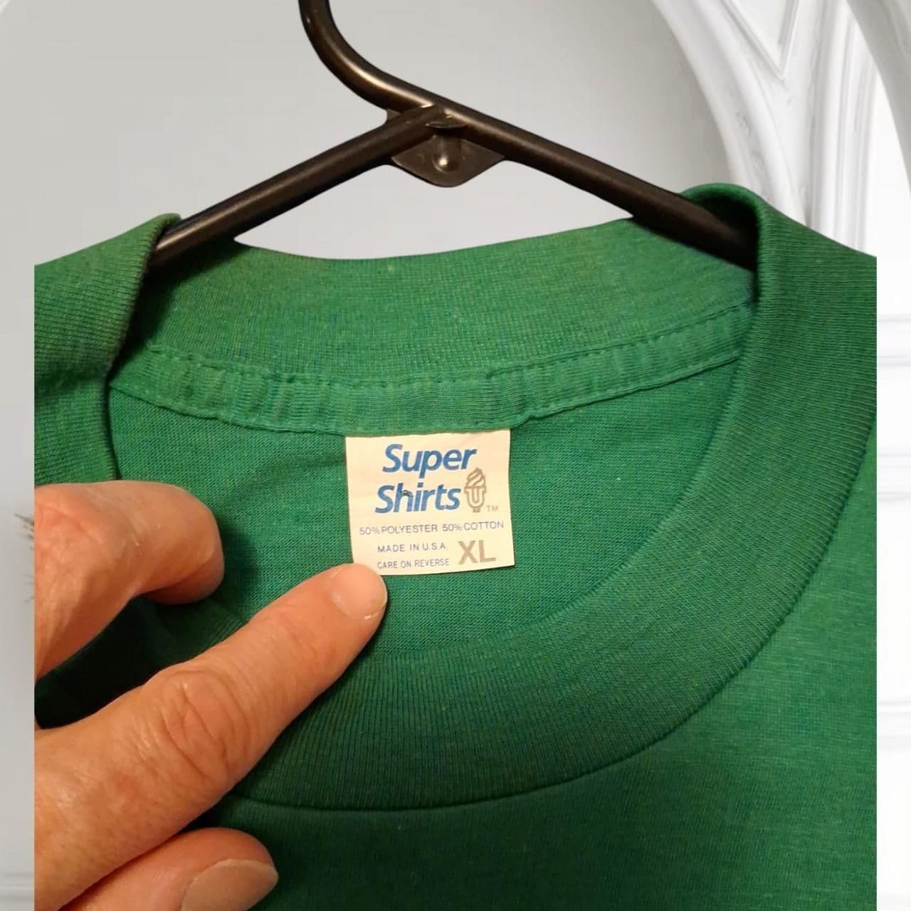 Vintage 1980 Boston Celtics green & yellow tee - Thumbnail 3