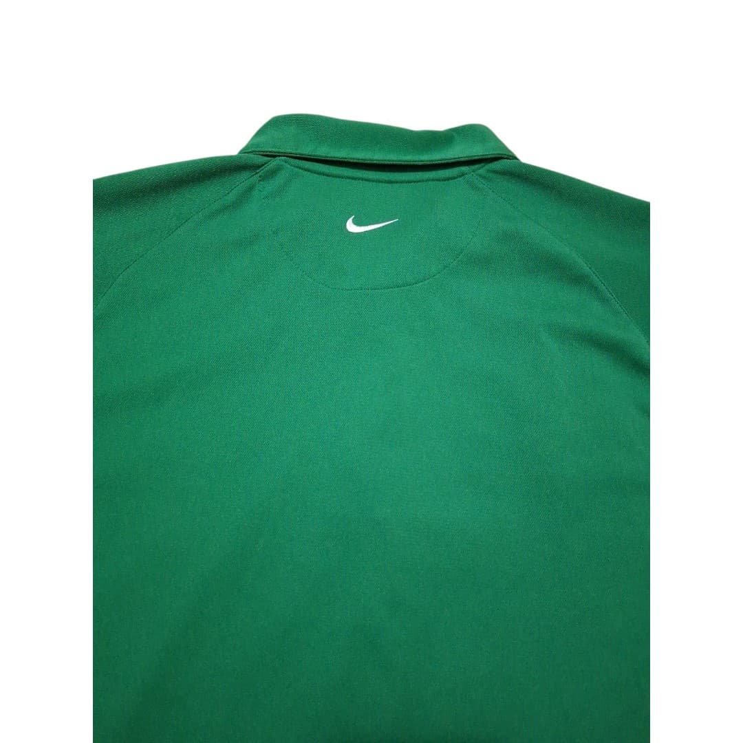 Nike Golf Polo Retro Look Kelly Green W White Trim Mens Size Large - Thumbnail 3