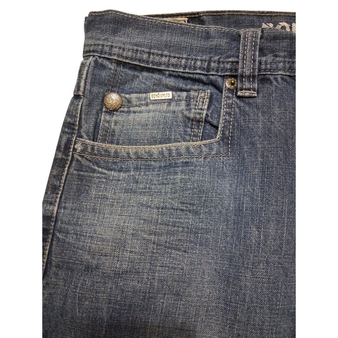Ecko Unltd Mens Jorts Size 32 Baggy Fit Jean Shorts Streetwear Skater - Thumbnail 3