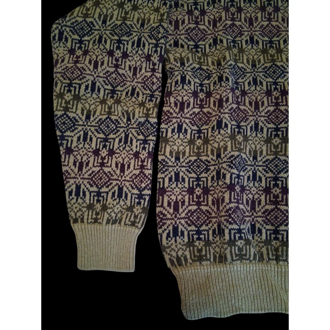 Vintage 80s/Early 90s Stone Haven Men's Knit Sweater Grandpacore Size XL - Thumbnail 3