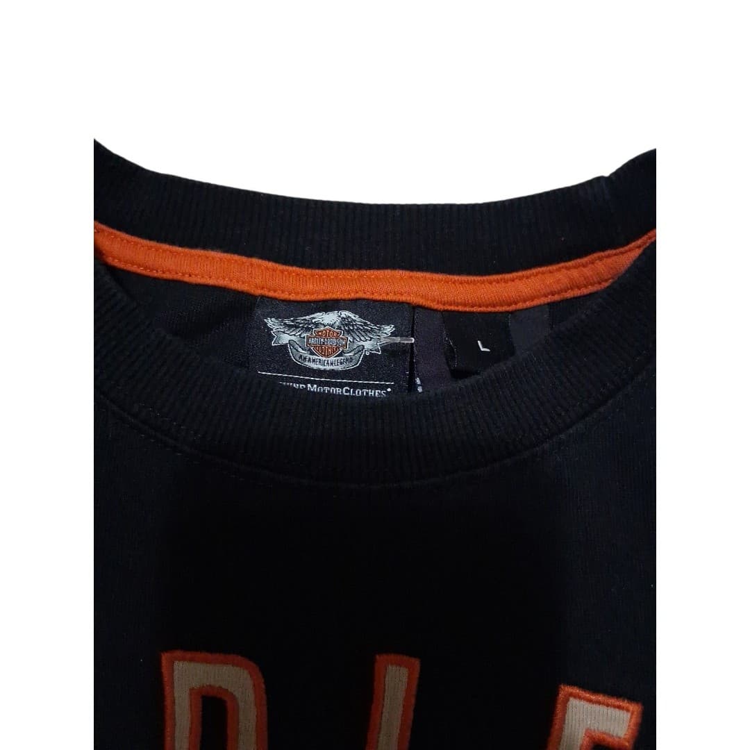 Harley-Davidson Embroidered Logo Men's Long Sleeve Shirt Size Large - Thumbnail 2