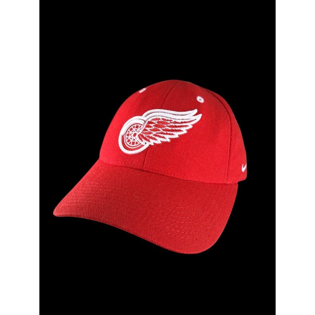 Nike Detroit Red Wings Hat Red Strapback NHL Hockey Cap Adjustable - Image 1