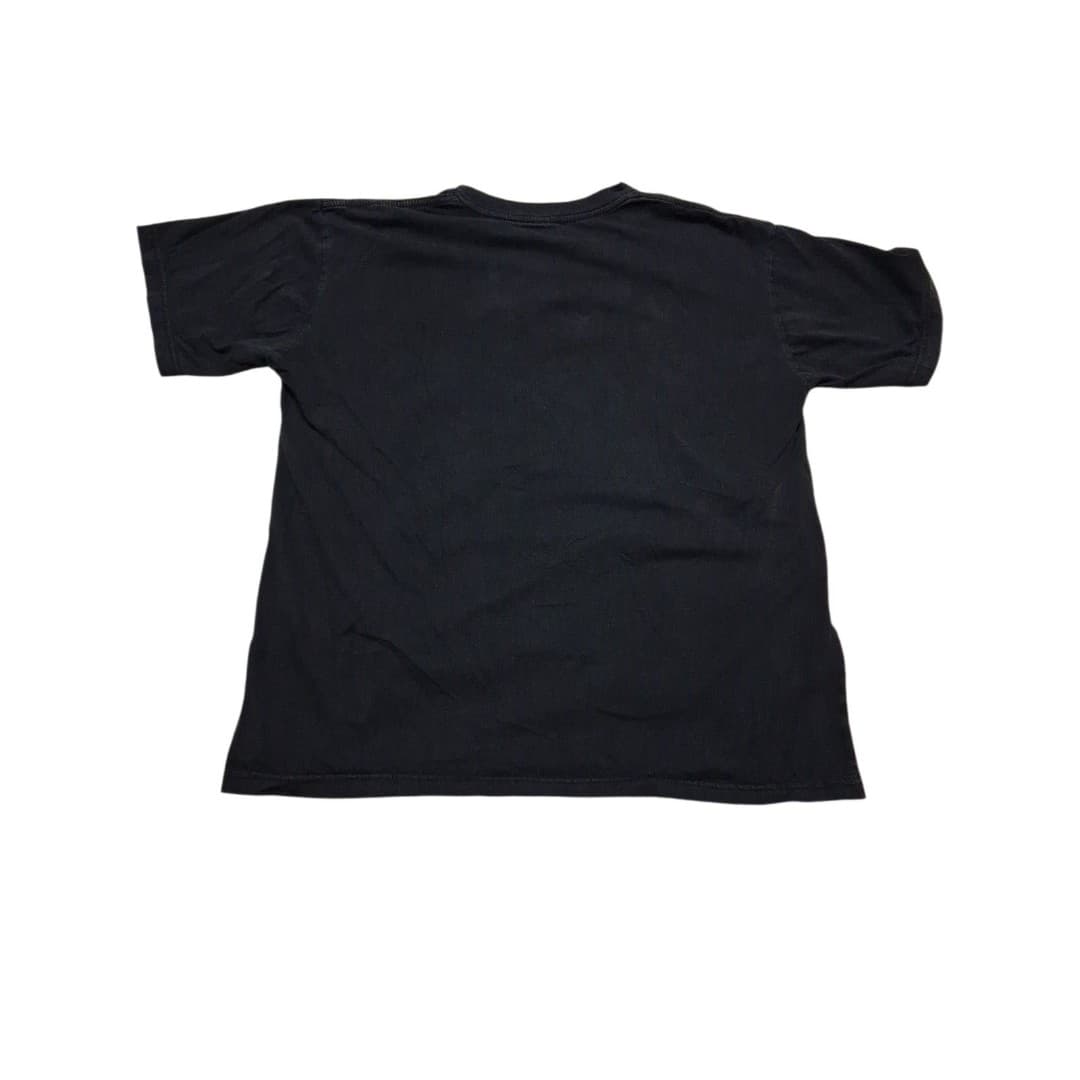Vintage Oasis Band T Shirt Union Jack Graphic Black Y2K Rock Tee Large - Thumbnail 6