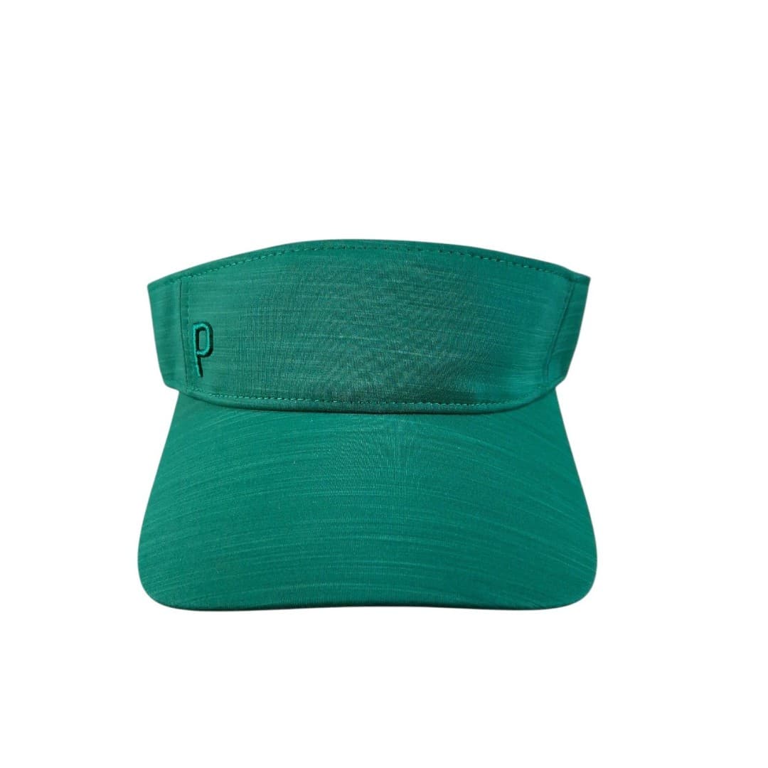 PUMA Golf Green Adjustable Visor Men Polyester Blended Fabric Solid Logo Sports - Image 1