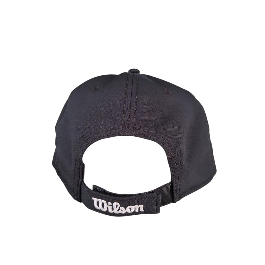 Wilson Staff Hat Black Adjustable Strapback Golf Cap Embroidered Logo - Thumbnail 3