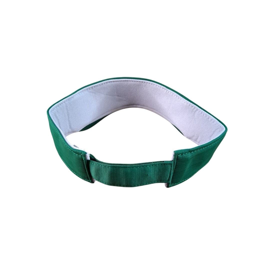 PUMA Golf Green Adjustable Visor Men Polyester Blended Fabric Solid Logo Sports - Thumbnail 4
