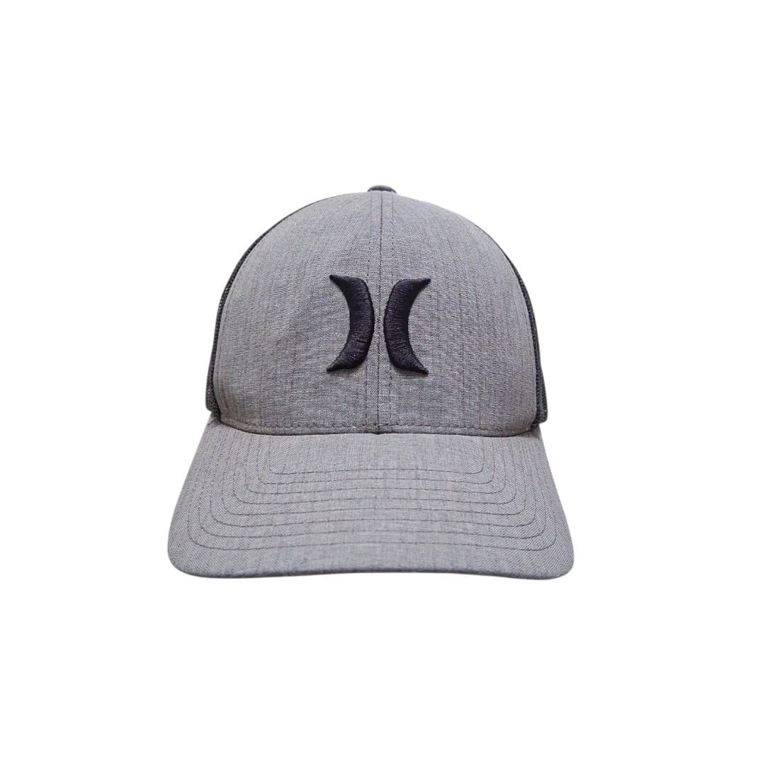 Hurley Hat Bundle (3) 2 Snapback Trucker Black Grey 1 Fitted L/XL Surf skate - Thumbnail 2
