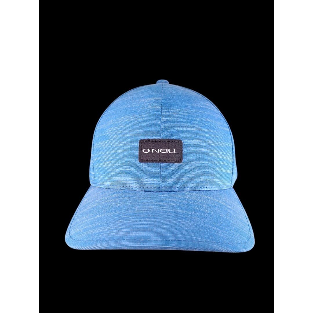 ONeill Hat Blue Flexfit L/XL Stretch Fit Surf Cap Textured Logo - Image 1