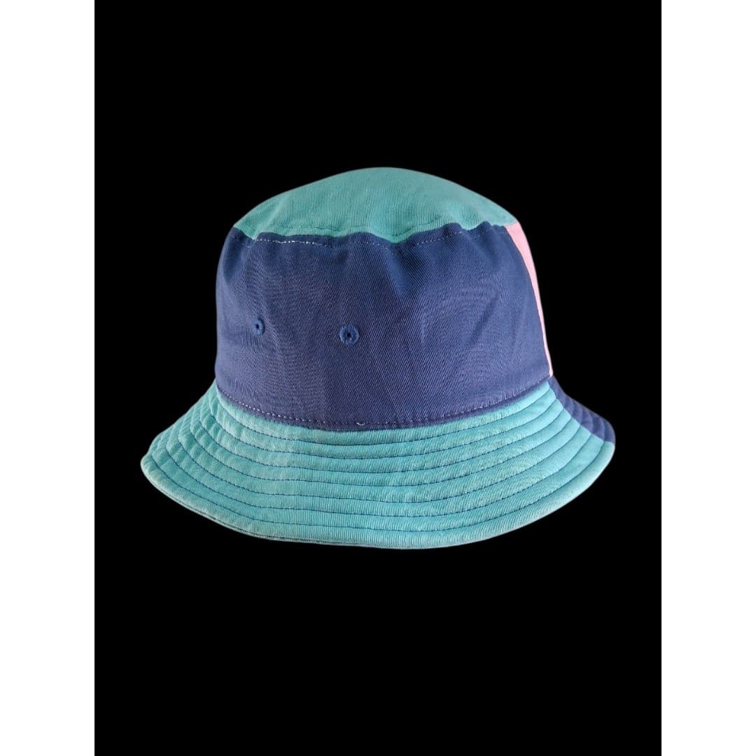 Neff Bucket Hat Colorblock Pink Blue Green Cotton Streetwear Summer Bucket Cap - Thumbnail 2