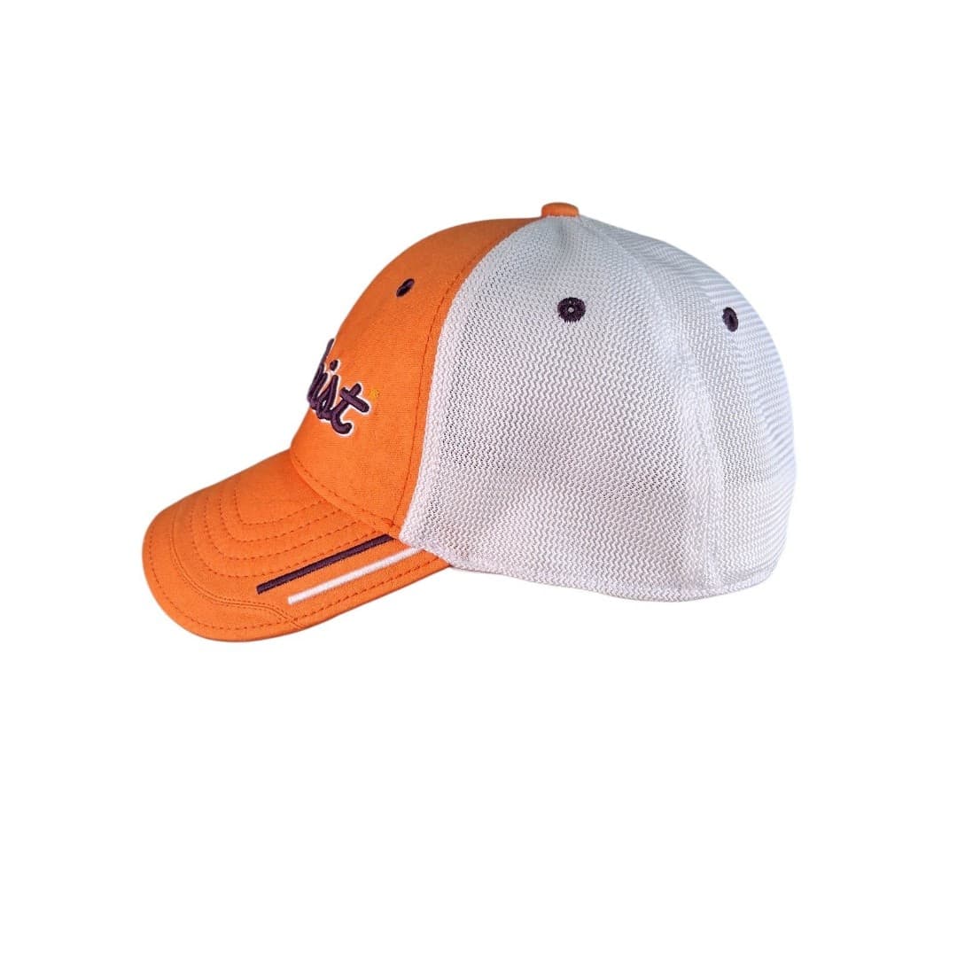 Titleist Orange Purple Golf Hat Mesh Snapback Adjustable Script Cap - Thumbnail 4