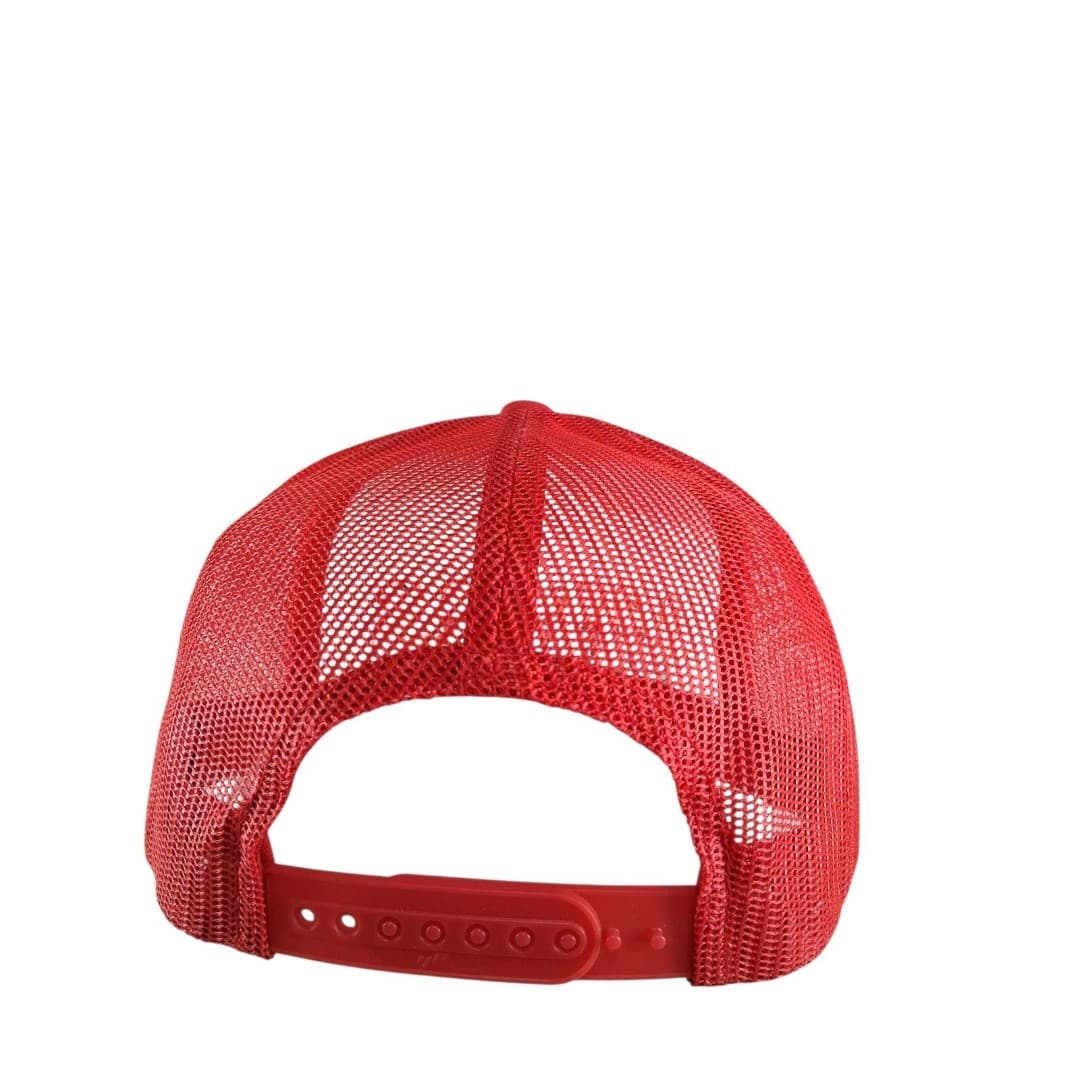 Vibes Trucker Hat Red White Snapback Yupoong Classics Mesh Cap NWT Hippie - Thumbnail 2