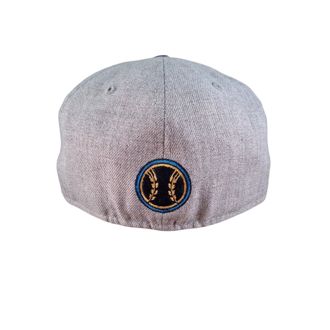 Milwaukee Brewers New Era 59FIFTY Fitted Hat Gray MLB Cap Size 6 7/8 - Thumbnail 3
