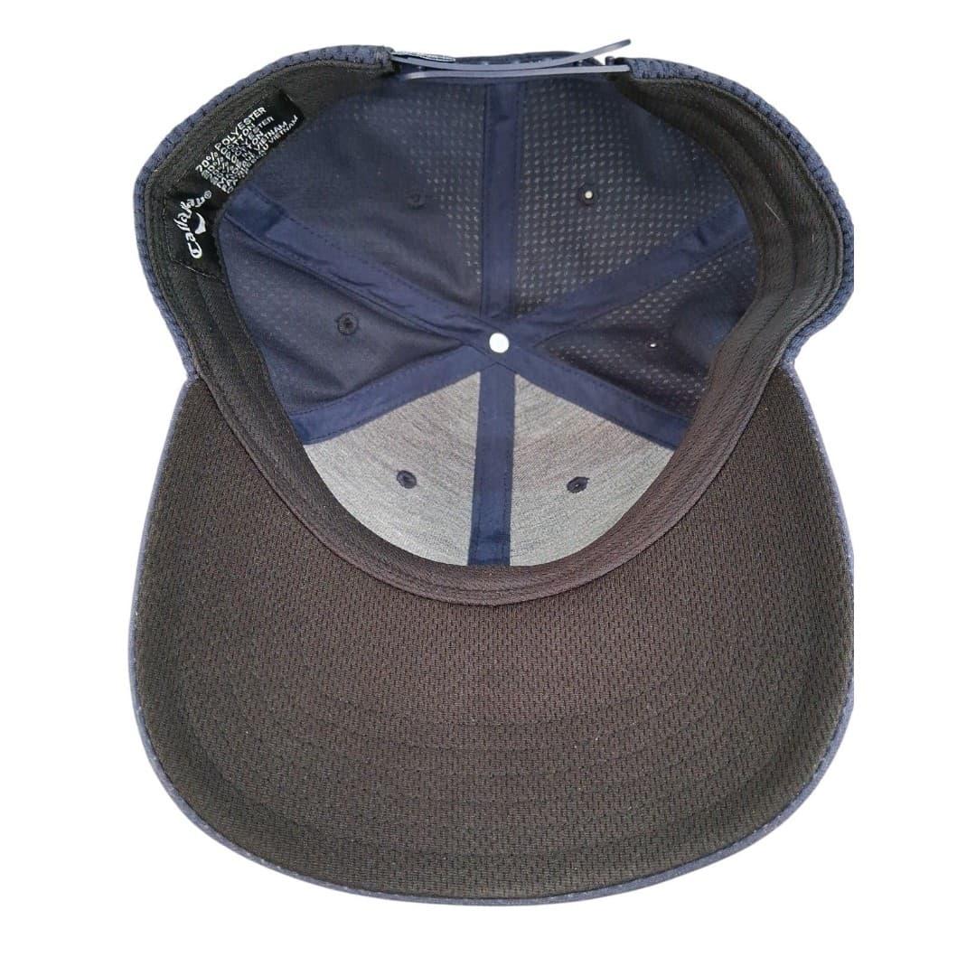 Callaway Hat Navy Blue Snapback Golf Cap Stripe Logo Adjustable - Thumbnail 4