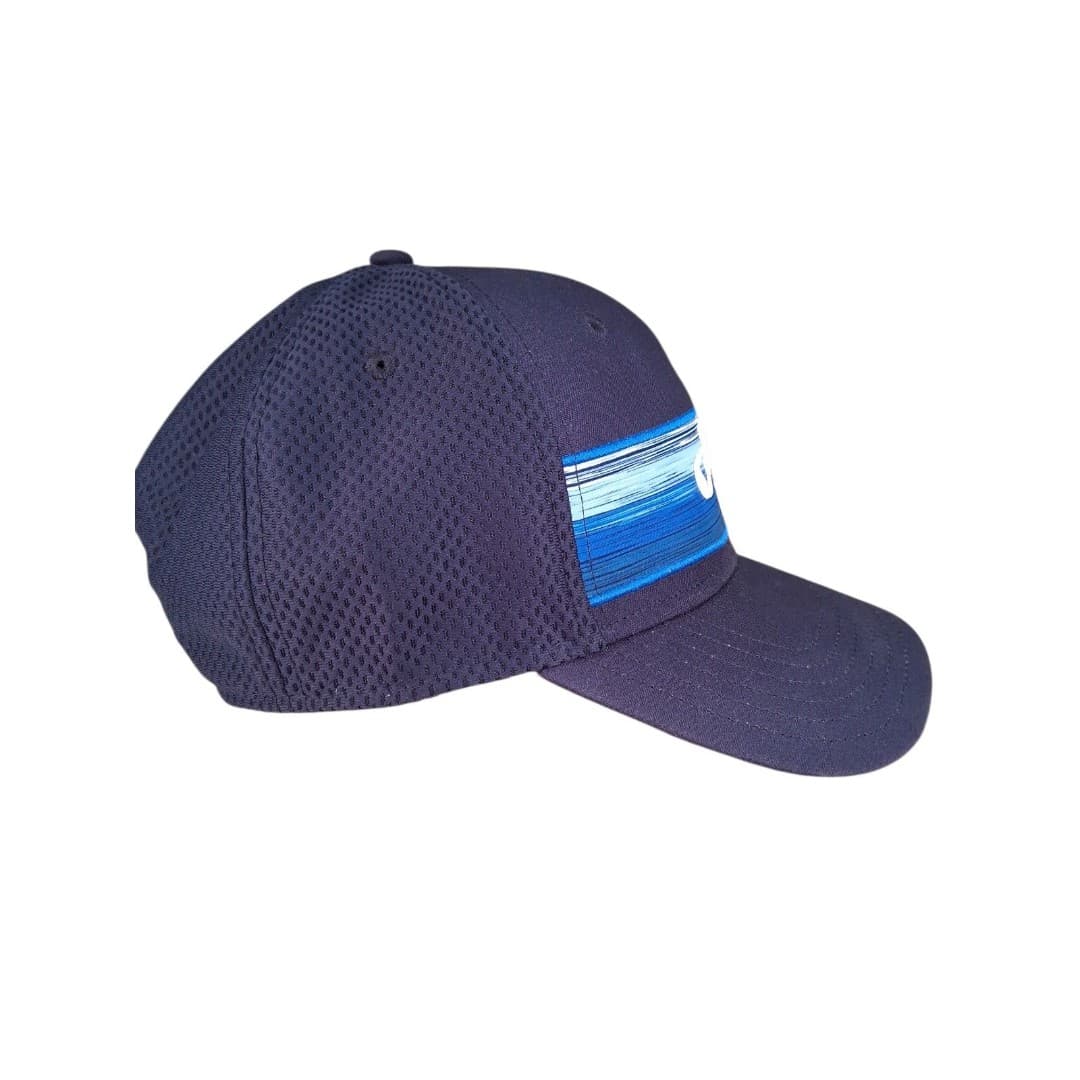 Callaway Hat Navy Blue Snapback Golf Cap Stripe Logo Adjustable - Thumbnail 2