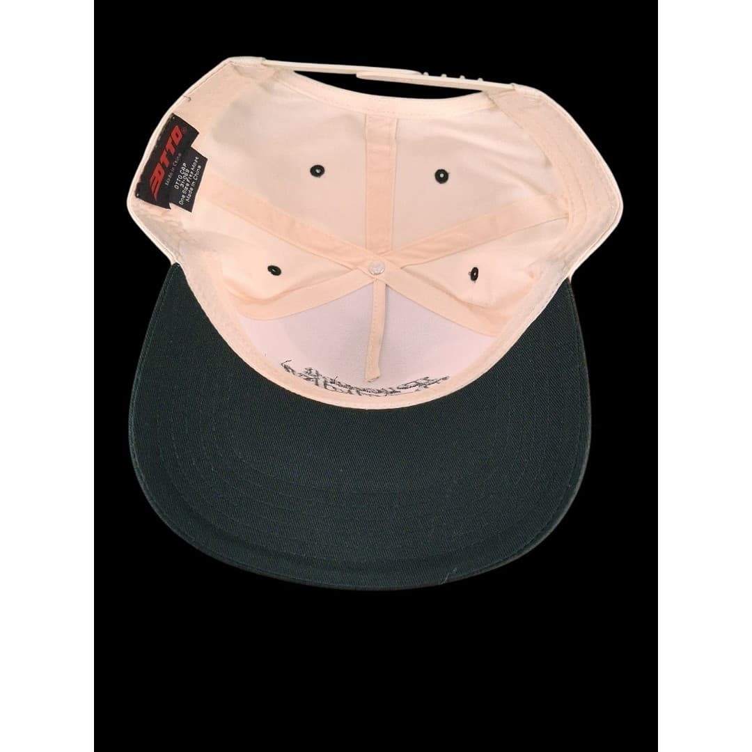 Plant Daddy Hat Snapback Cream Green Otto Cap Adjustable Adult - Thumbnail 3