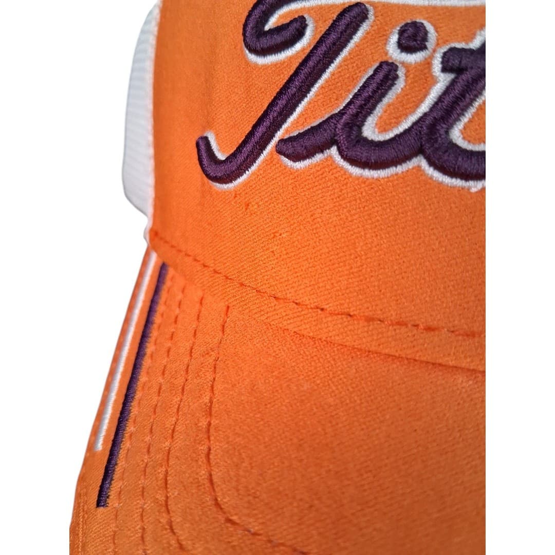Titleist Orange Purple Golf Hat Mesh Snapback Adjustable Script Cap - Thumbnail 3