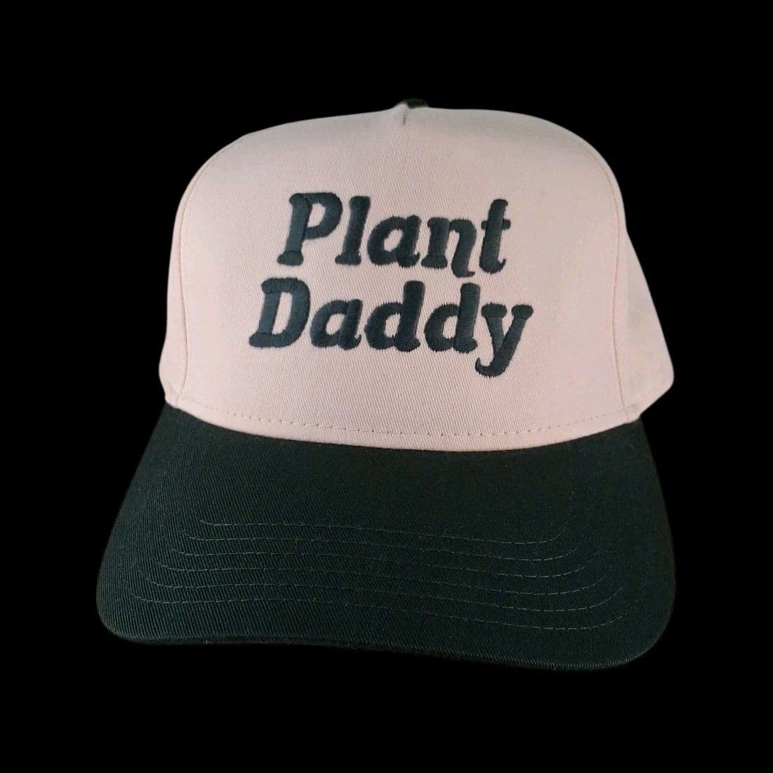 Plant Daddy Hat Snapback Cream Green Otto Cap Adjustable Adult - Image 1