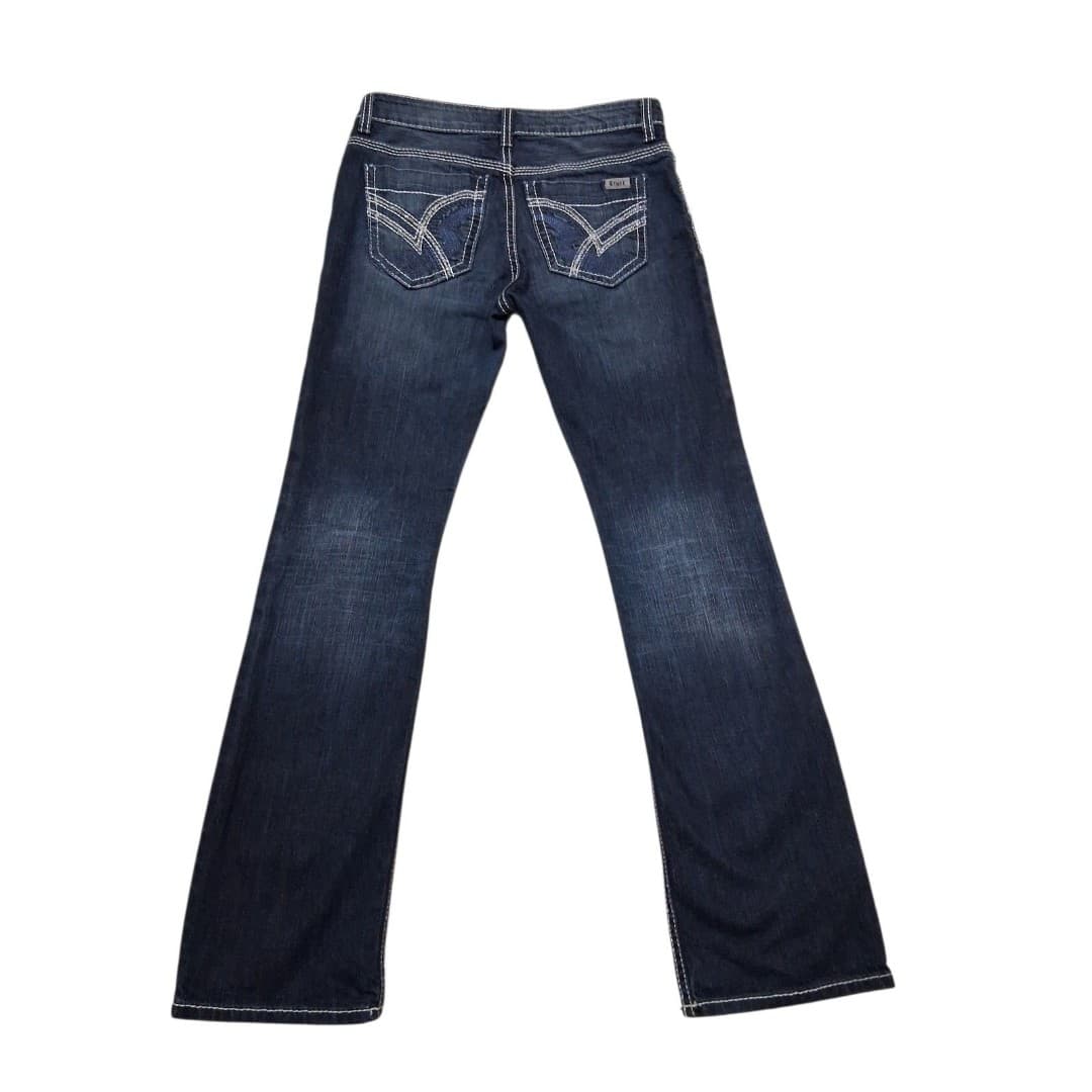 Cruel Girl Abby Jeans Womens 5R Bootcut Flare Dark Wash Y2K Western