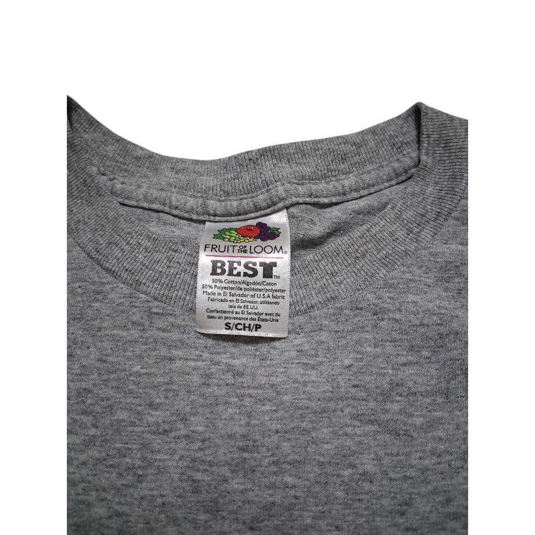 Y2K Flame Basketball Graphic T Shirt Mens Small Gray Burn Up Nets Streetwear - Thumbnail 3