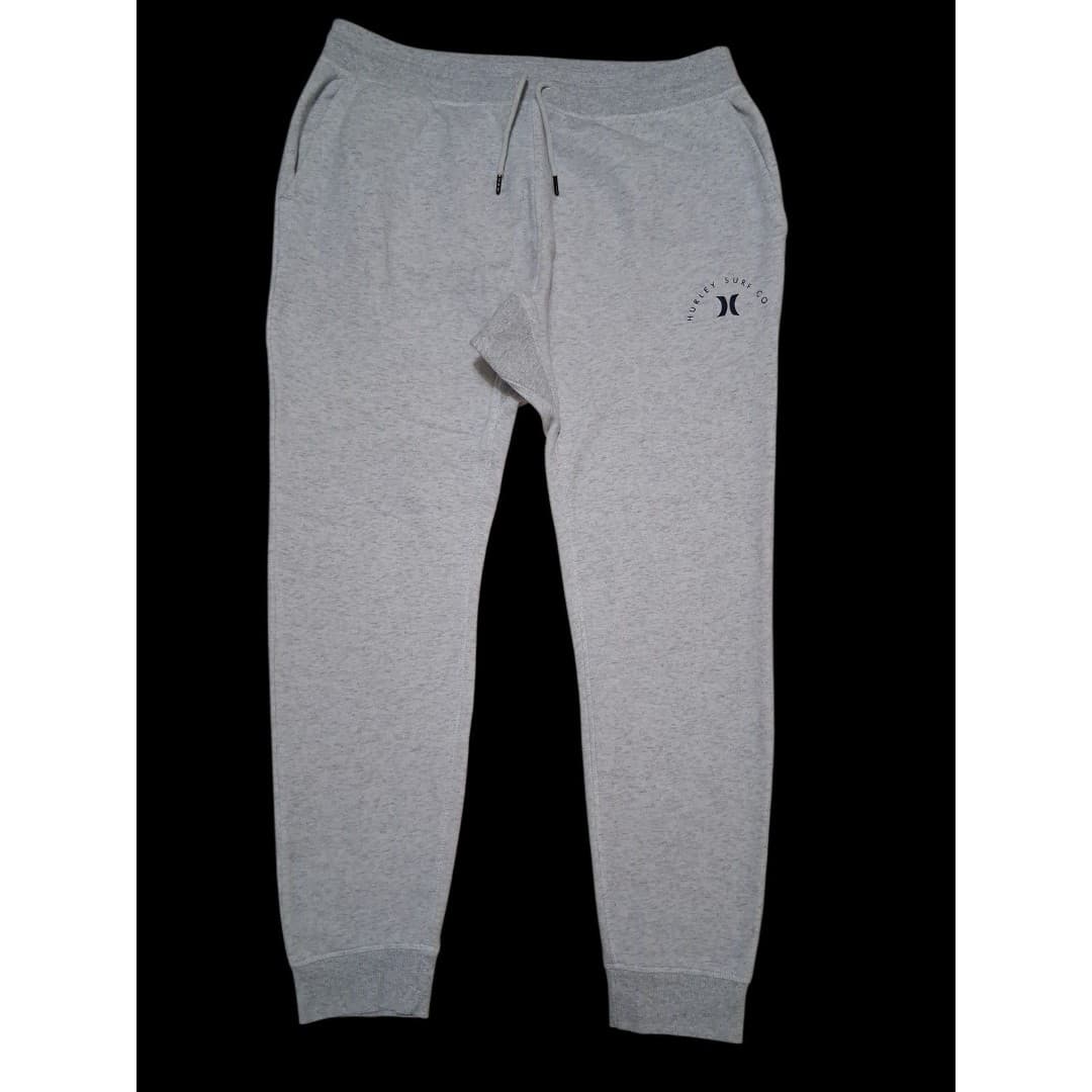 Hurley Sweatpants Mens XXL White Joggers Fleece Drawstring Athletic Casual - Thumbnail 3