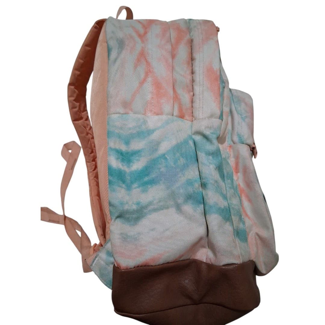 JanSport Right Pack Expressions Tie Dye Backpack Suede Bottom Laptop Bag - Thumbnail 4