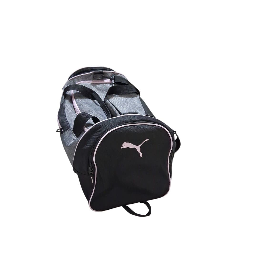 Puma Evercat Contender 3.0 Gray Pink Gym Duffel Bag w/ Shoe Compartment - Thumbnail 3