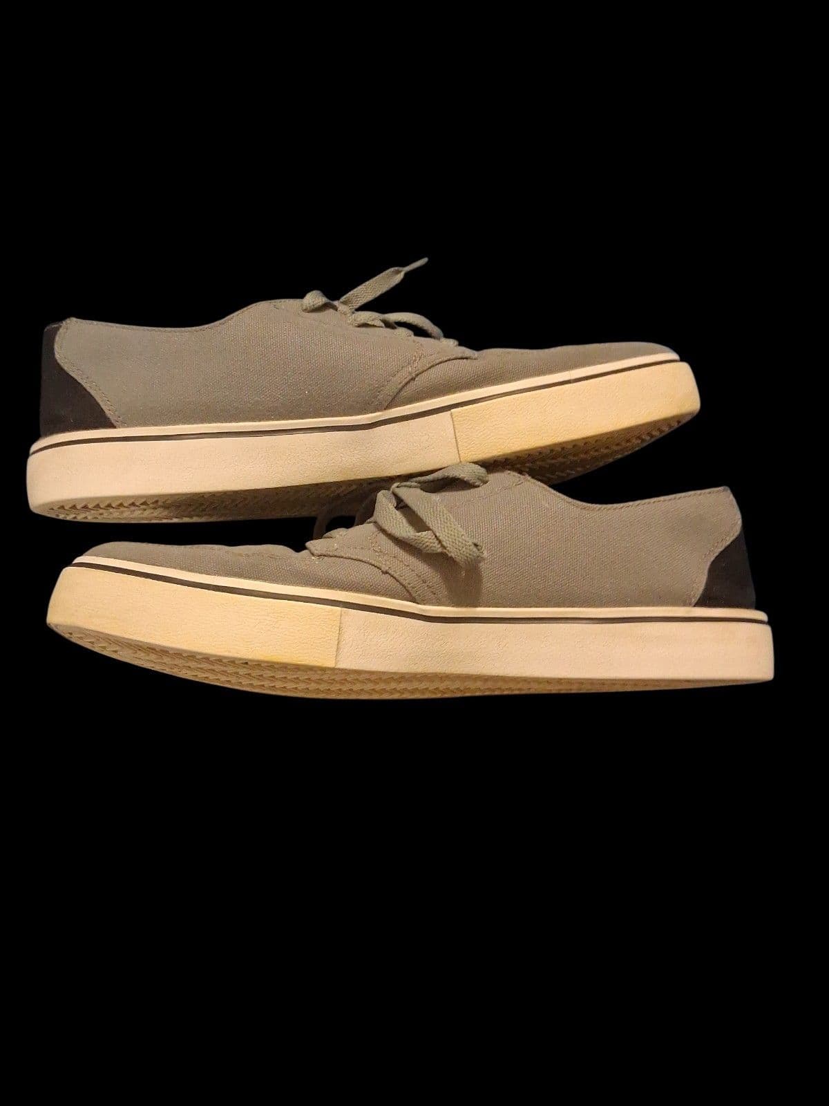 Nike SB Canvas Shoes Mens Size 10 Gray Black Low Top Skate Sneakers - Thumbnail 4