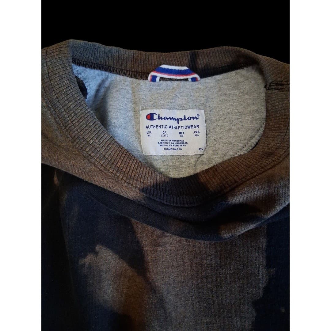 Champion Tye Dye Acid Wash Sweatshirt Reverse Weave Men's XL Rustic - Thumbnail 4