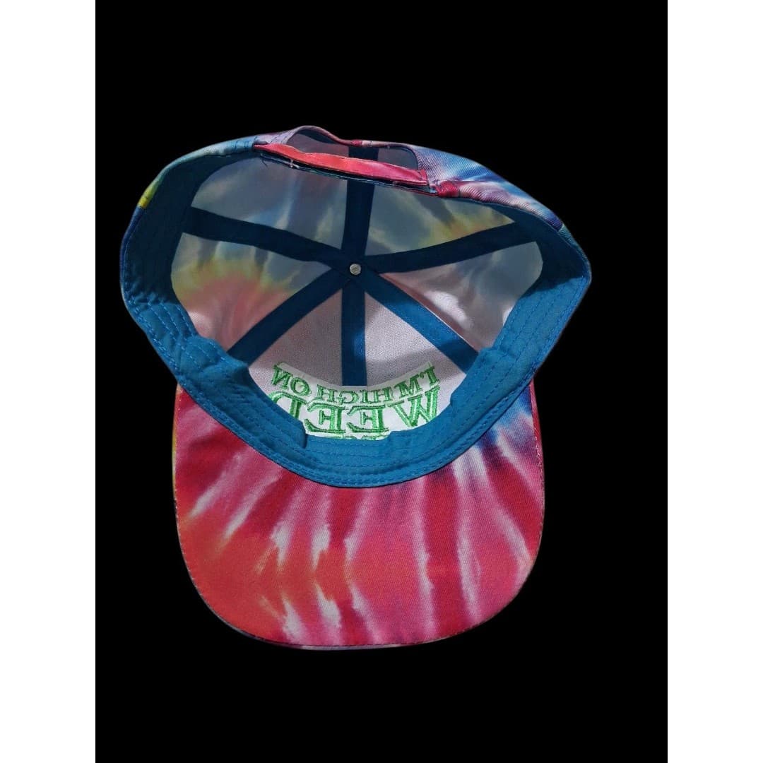 HIGH ON WEED California Tye Dye Hat Cap One Size - Thumbnail 4