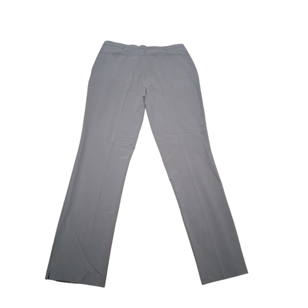 Short Par 4 Golf Pants Mens 36x34 Gray Performance Stretch Flat Front NWT - Thumbnail 3