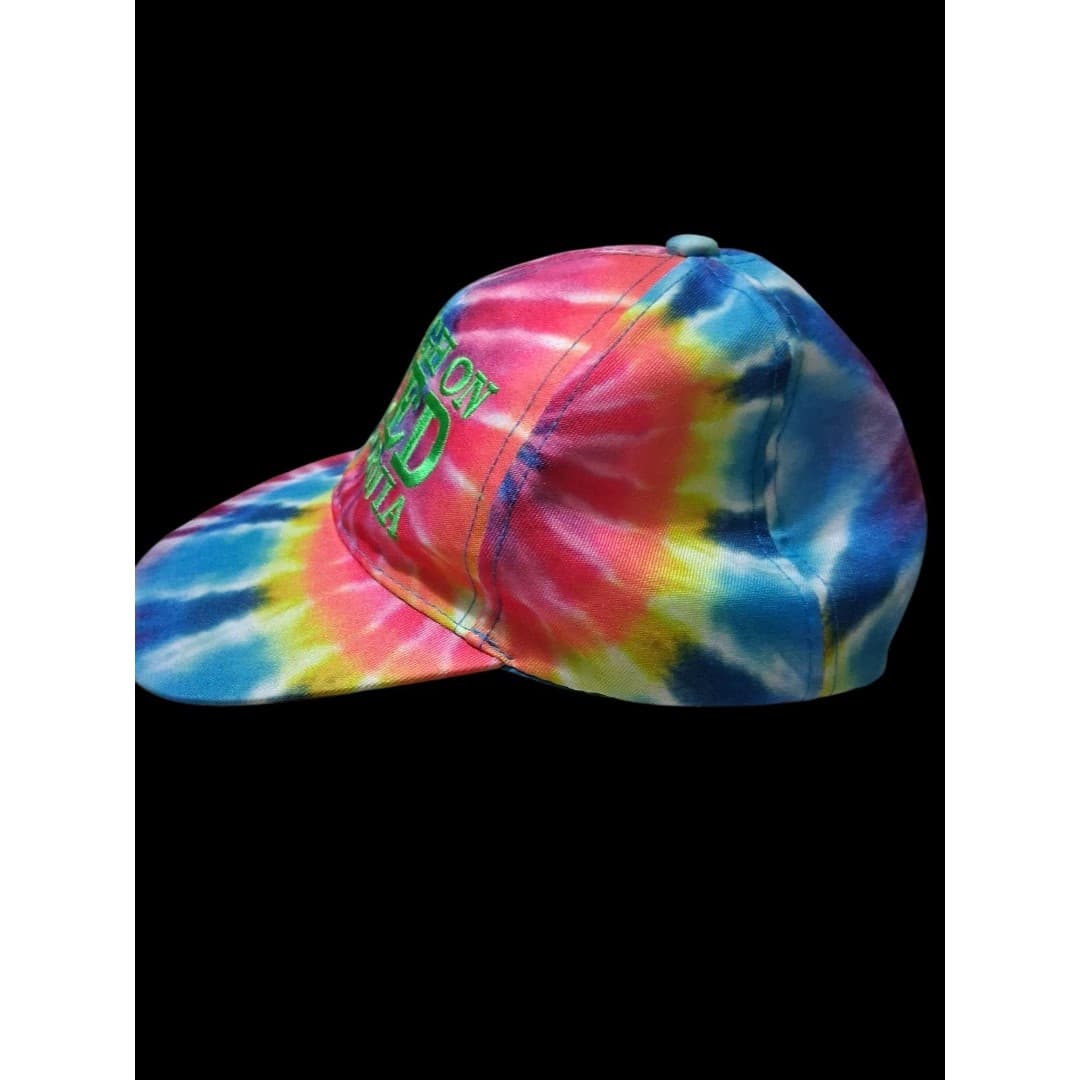 HIGH ON WEED California Tye Dye Hat Cap One Size - Thumbnail 2