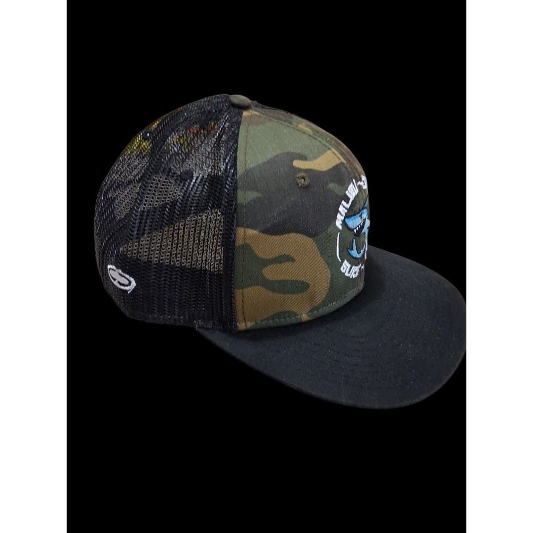 Malibu Sharks Surf Team SRH Spade Snapback Flatbill Hat Skate Surf Streetwear - Thumbnail 2
