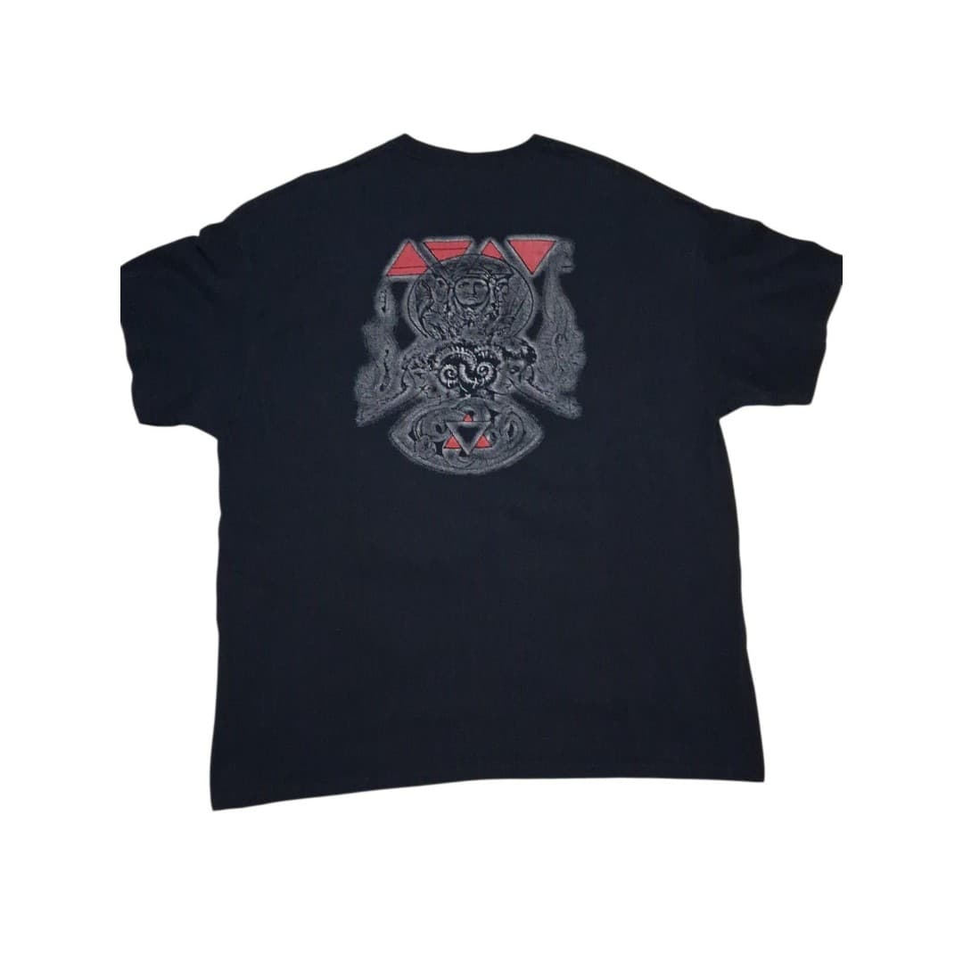 EGALITY Black Band T-Shirt Size XL Short Sleeve Graphic Tee Men's 100% Cotton - Thumbnail 4