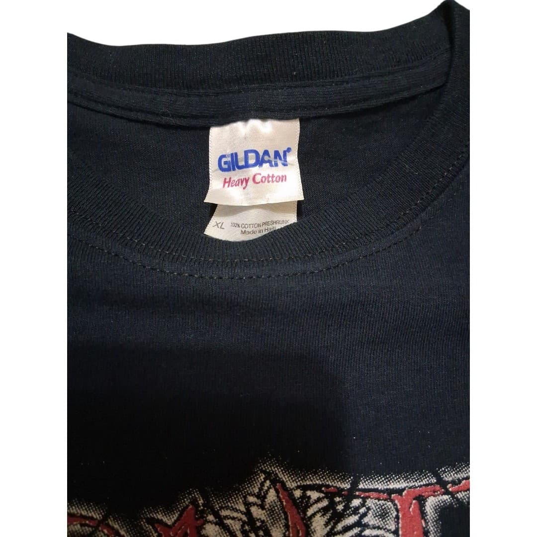 EGALITY Black Band T-Shirt Size XL Short Sleeve Graphic Tee Men's 100% Cotton - Thumbnail 3