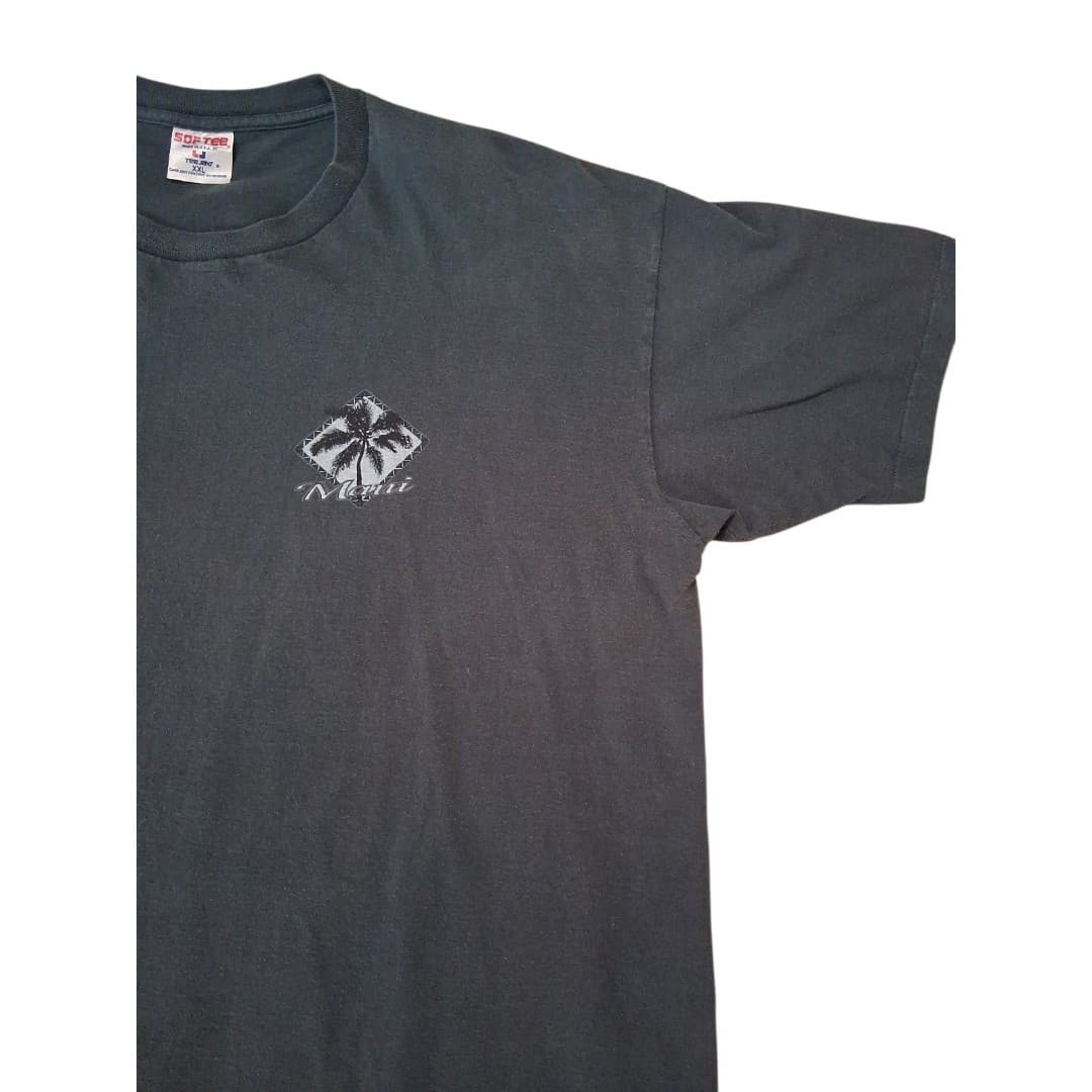 Vintage Surf MAUI Single Stitch 90's T-Shirt Size XXL SofTee Tag Hawaiian Surf - Thumbnail 3