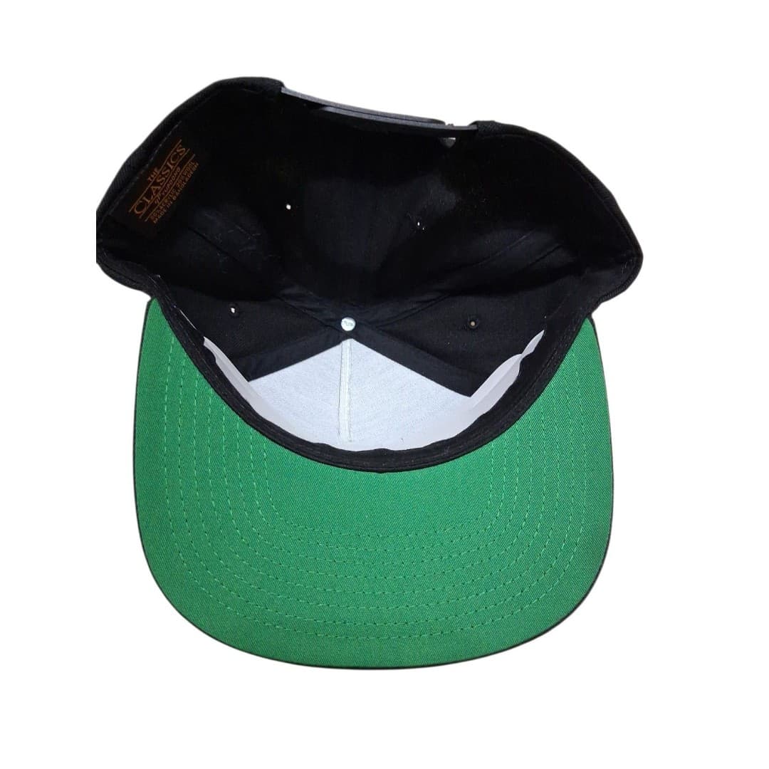 NWT Deadline Records Cool Embroidered Skull And Hourglass Graphic Hat - Thumbnail 3