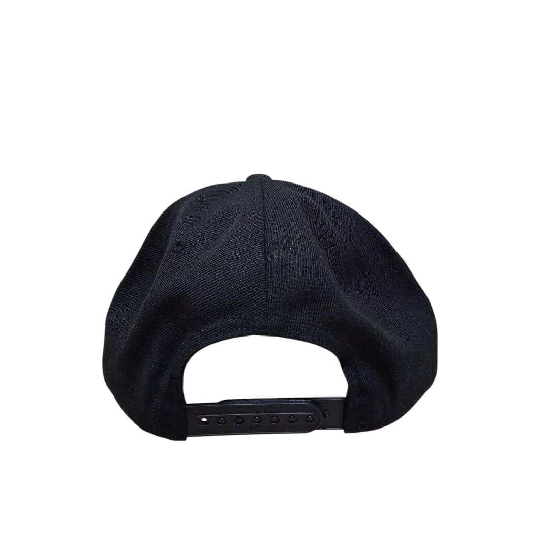 NWT Deadline Records Cool Embroidered Skull And Hourglass Graphic Hat - Thumbnail 2