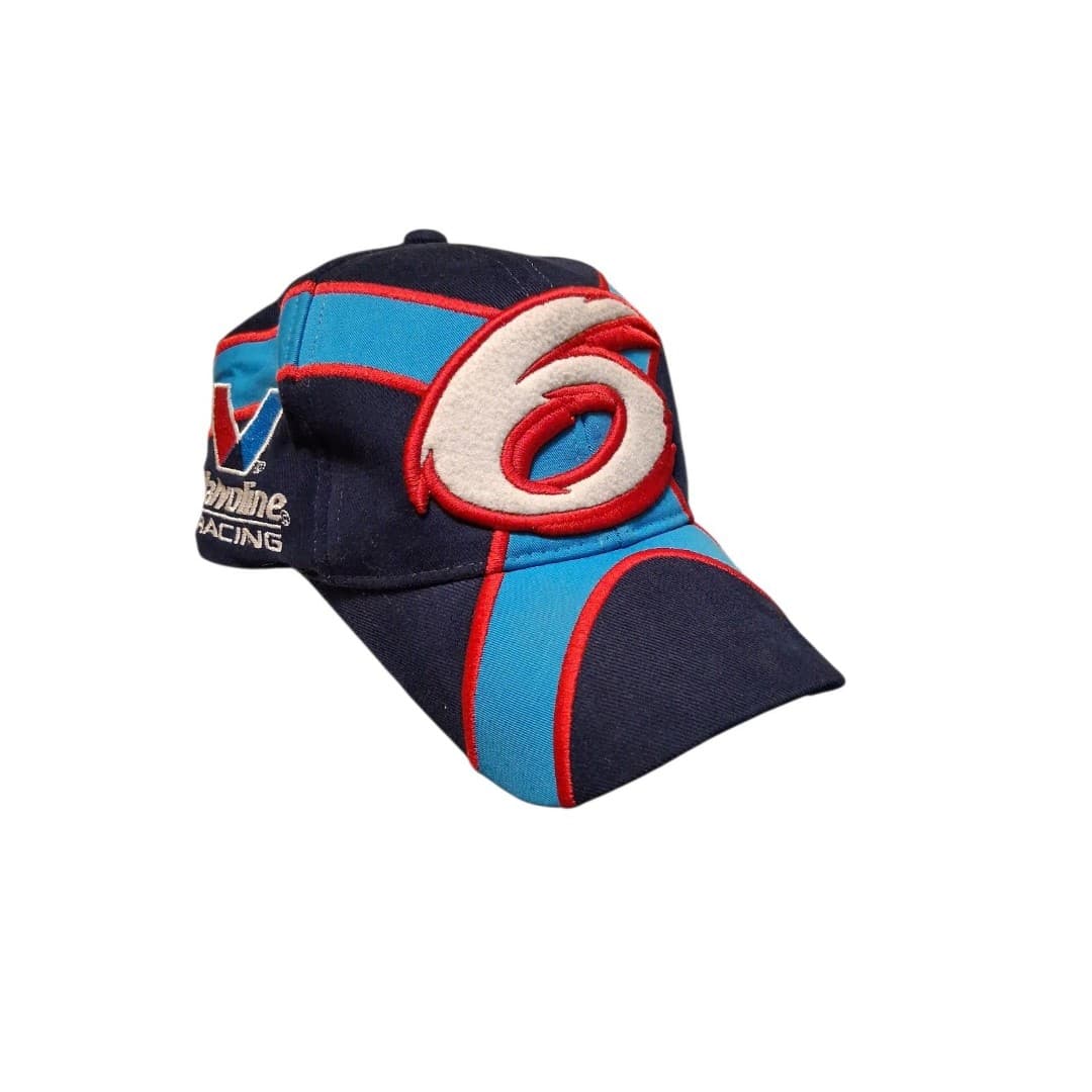 Vintage NASCAR Mark Martin #6 Roush Racing Snapback Hat Cap Valvoline Chase