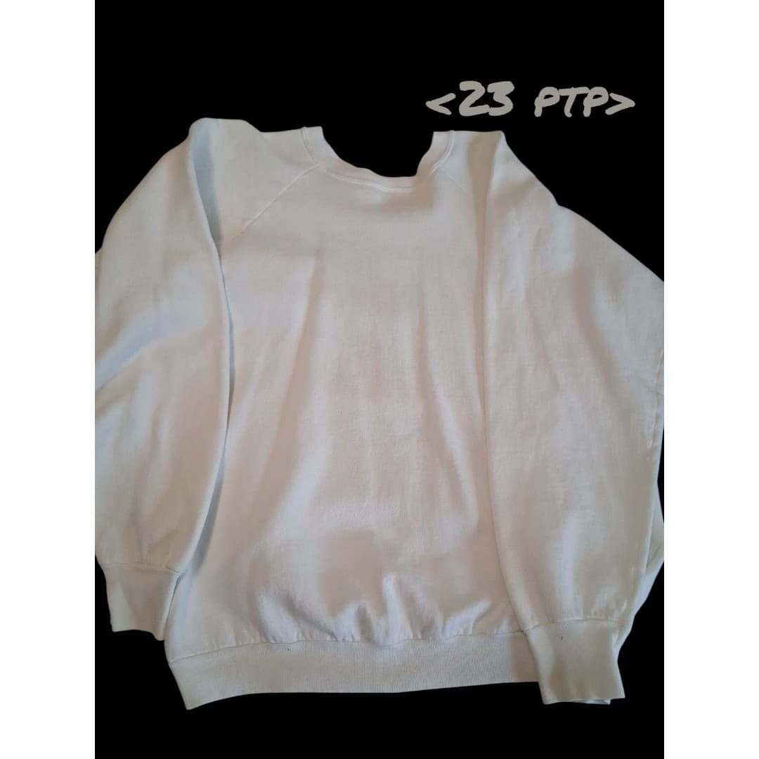 Vintage Unisex LEAVE ME ALONE Sweater/Sweatshirt Size XL Cotton Blend - Thumbnail 5