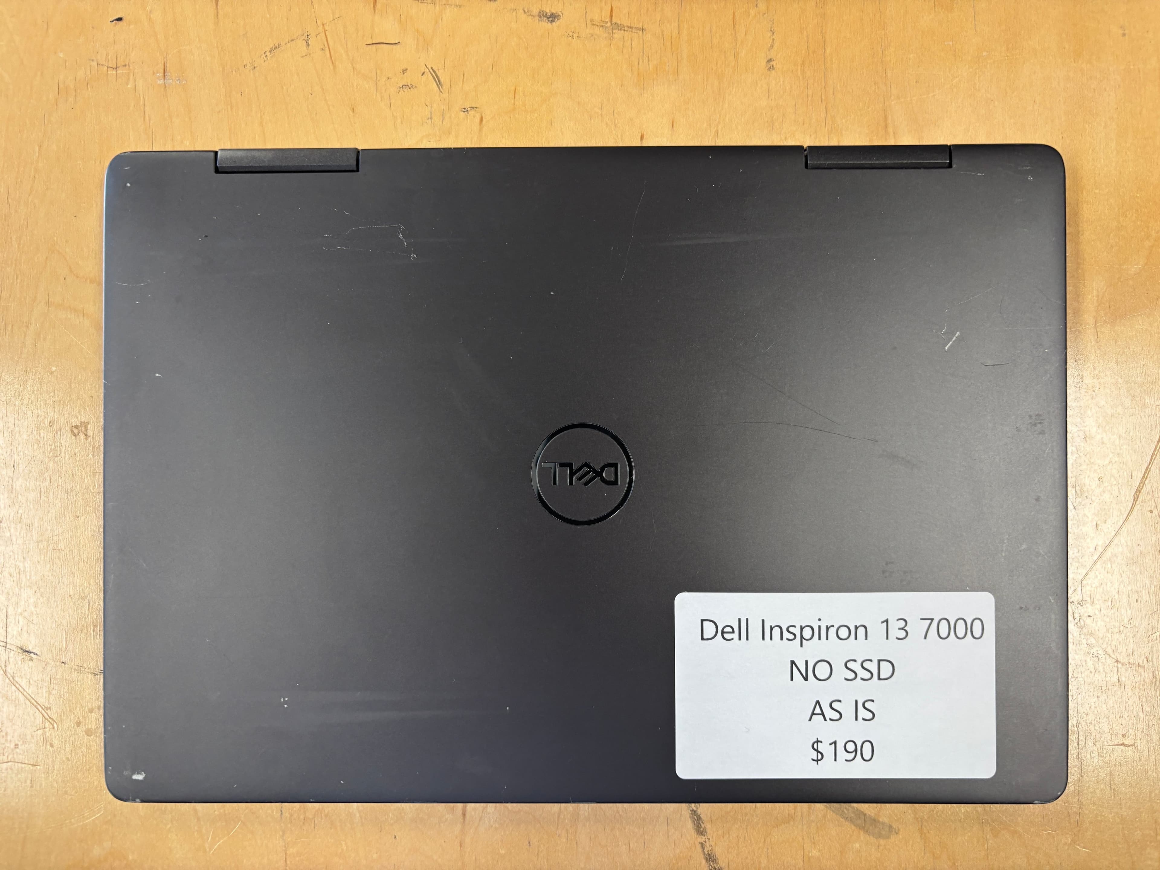 Dell Inspiron 13 7000 Laptop No SSD AS IS - Image 1